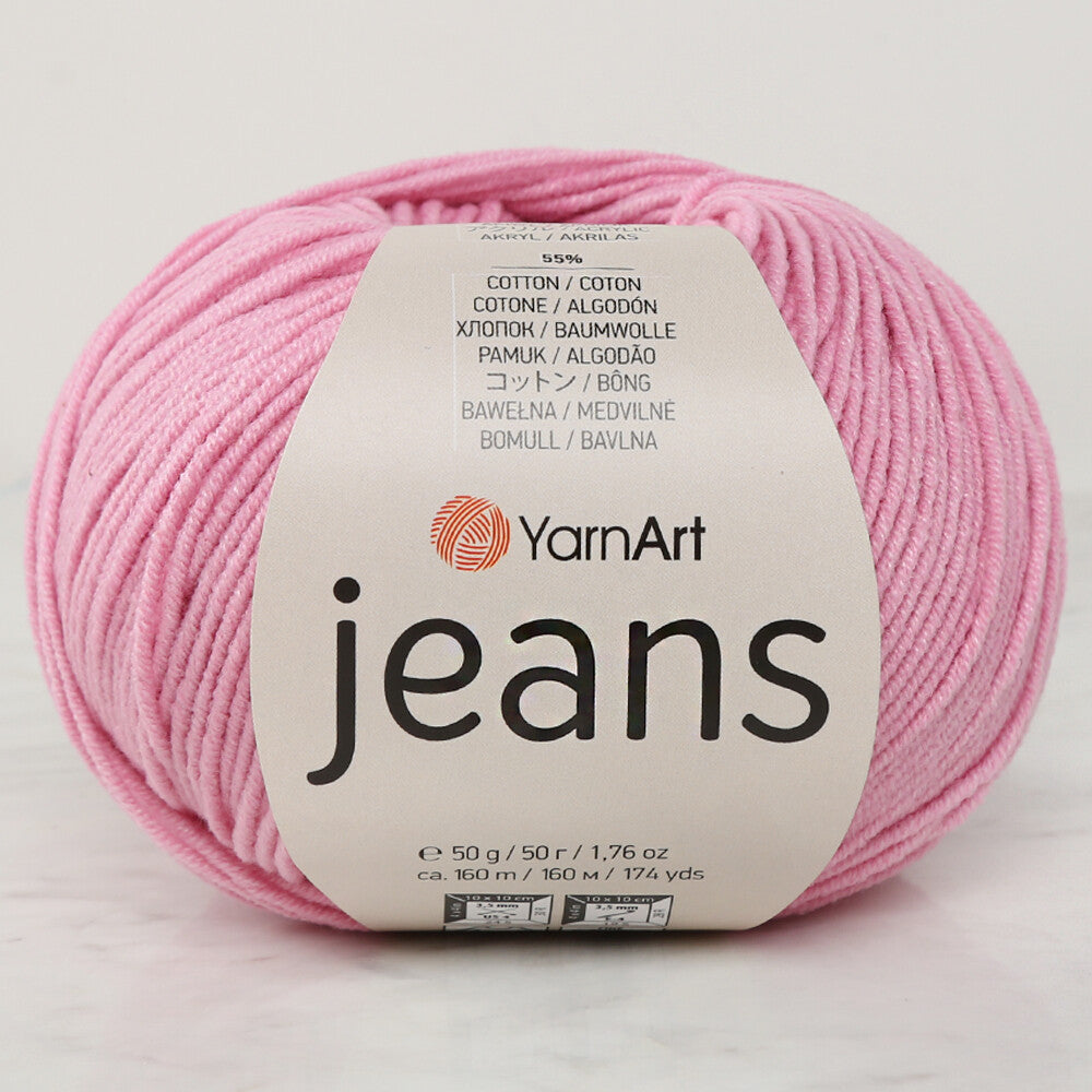 YarnArt Jeans Pembe El Örgü İpi - 20